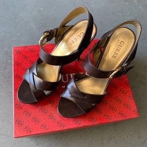 Guess heel sandals size 6